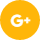 circular orange and white google plus icon